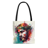 Grace of Jesus Abstract Tote Bag