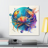 Cancer Colorful Canvas Art