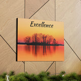 Excellence Motivational Canvas Artwork