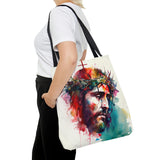 Grace of Jesus Abstract Tote Bag