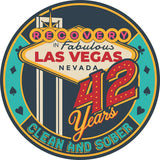 42 Years Big Sober in Vegas AA Medallion Chip Clearance at Your Serenity Store