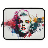 Marilyn Watercolor Abstract Laptop Sleeve
