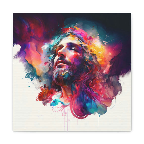 Jesus King Motivational Canvas Art