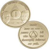 A82: AA Medallion Bill & Bob Bronze Recovery AA Coin (Yrs 1-60) at Your Serenity Store