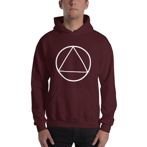 AA Circle Triangle Unisex AA Hoodie at Your Serenity Store