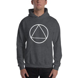 AA Circle Triangle Unisex AA Hoodie at Your Serenity Store