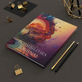 Possibilities Journal Hardcover Abstract Art
