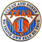 Big Basketball Sobriety Coin Medallion (Yrs 1-5) at Your Serenity Store