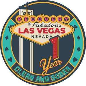 Big Sober in Vegas AA Medallion Chip (Yrs 1-50) at Your Serenity Store