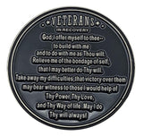 Big Veterans in Recovery NA AA Medallion Chip (Yrs 1-60) at Your Serenity Store