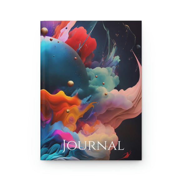 Creation I Journal Hardcover Abstract Art