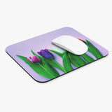 Purple Tulips Mouse Pad (Rectangle)