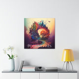 Possibilities Motivational Canvas Abstract Art
