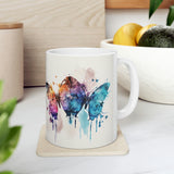 Dancing Butterflies Ceramic Mug 11oz
