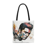 Elvis Abstract Tote Bag