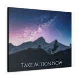 Take Action Now Motivational Canvas