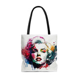 Marilyn Abstract Tote Bag