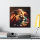 Courage Motivational Canvas Art