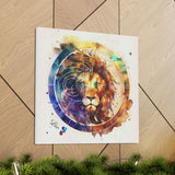 Leo Colorful Canvas Art