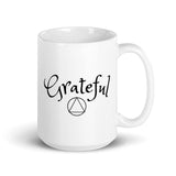 Grateful AA 15oz Mug at Your Serenity Store