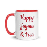 Happy, Joyous and Free Mug Red at Your Serenity Store