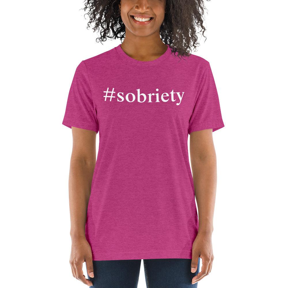 offentliggøre Luske tøffel Hashtag Sobreity Unisex Short sleeve t-shirt at Your Serenity Store