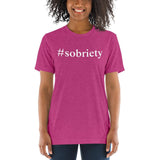 Hashtag Sobreity Unisex Short sleeve t-shirt at Your Serenity Store