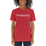 Hashtag Sobreity Unisex Short sleeve t-shirt at Your Serenity Store