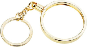 Large 40mm Keychain Medallion Holder: Gold or Silver at Your Serenity Store