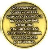 Medallón AA Español (24 hrs, Meses a 40 años) at Your Serenity Store