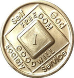 N39a. NA Medallion Bronze Recovery Coin (Yrs 1-60) at Your Serenity Store