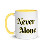 Never Alone Mug Yellow at Your Serenity Store