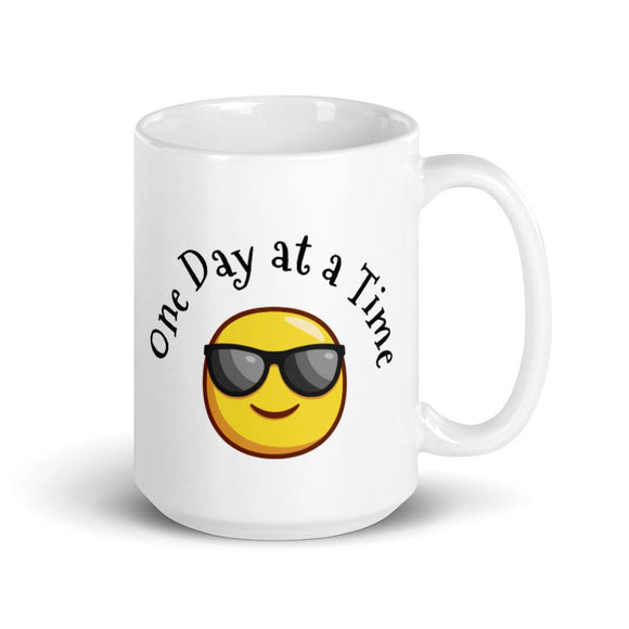 One Day at a Time 15oz. Coffee Mug at Your Serenity Store