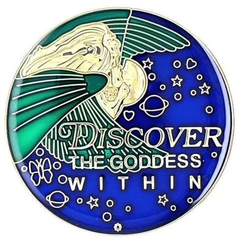 Premium Discover the Goddess AA/NA Medallion at Your Serenity Store