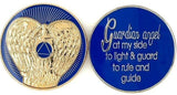 Premium Guardian Angel AA Medallion Blue at Your Serenity Store