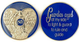 Premium Guardian Angel NA Medallion Blue at Your Serenity Store