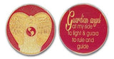 Premium Guardian Angel World Medallion Red at Your Serenity Store