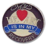 Premium My Heart is in My Recovery Brown Medallion at Your Serenity Store