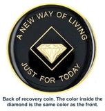 Premium NA Medallion Black and Gold Chip (1-40 Years) at Your Serenity Store