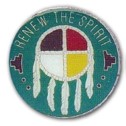 Premium Renew the Spirit Native American Medallion at Your Serenity Store