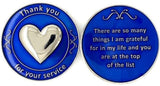 Premium Thank You For Your Service Medallion Blue at Your Serenity Store