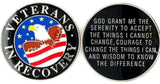 Premium Veterans in Recovery Medallion at Your Serenity Store