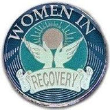 Premium Women in Recovery Medallion Blue at Your Serenity Store