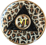 R101: AA Medallion Leopard Print (Years 1-35) at Your Serenity Store