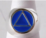 R950-8.  AA Sterling Silver Blue Ring at Your Serenity Store