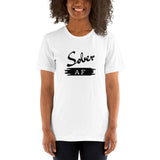 Sober AF Short-Sleeve Unisex T-Shirt at Your Serenity Store
