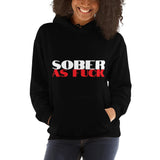 Sober AF Unisex Hoodie at Your Serenity Store
