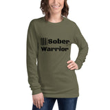 Sober Warrior Unisex Long Sleeve Tee at Your Serenity Store