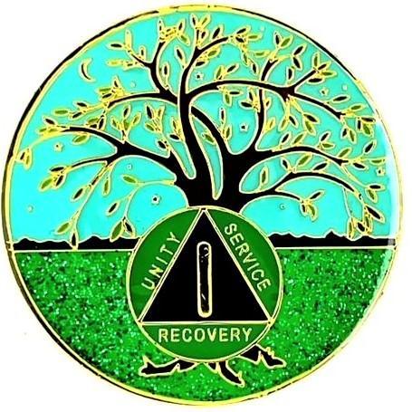 Spiritual Growth AA Medallion 24hr-60yr at Your Serenity Store