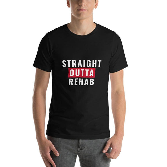Straight Outta Rehab Short-Sleeve Unisex T-Shirt at Your Serenity Store